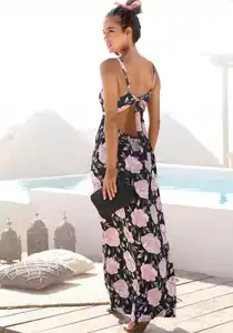 s.Oliver Maxikleid mit tiefem Rückenausschnitt