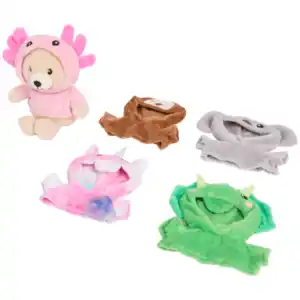 Teddybär mit Kleidung