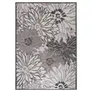 Bild 1 von Sanat Outdoorteppich FLORAL grau B/L: ca. 80x200 cm