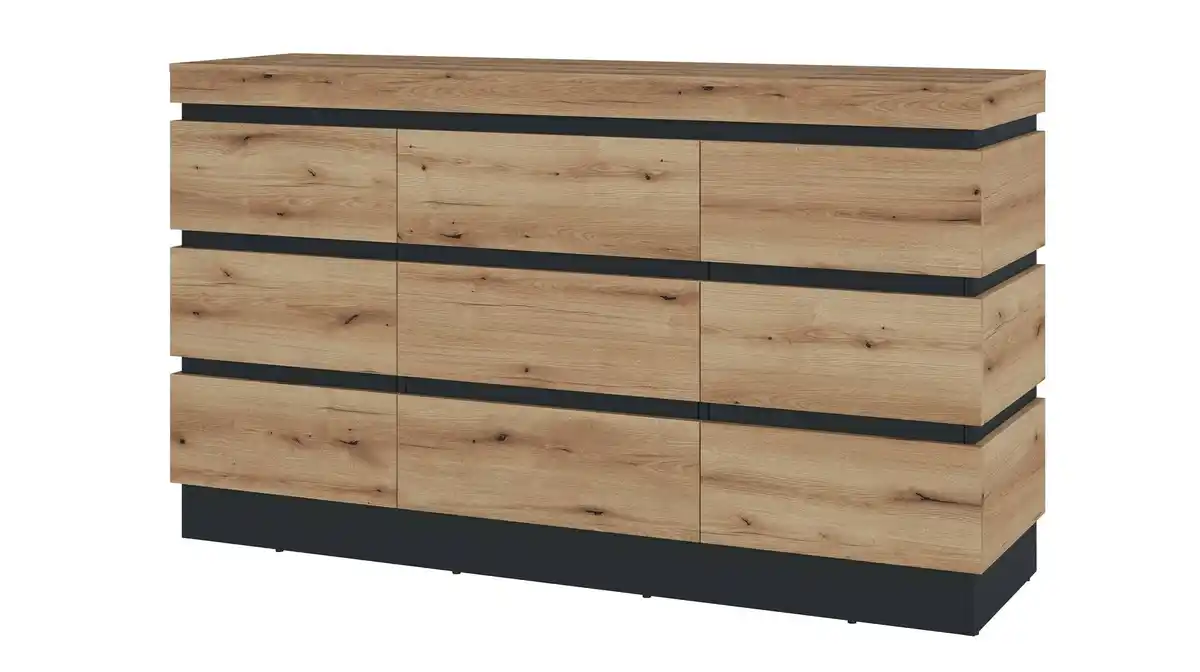 Bild 1 von Kommode Coast Evoke Eiche - grau 161 cm - CORTE