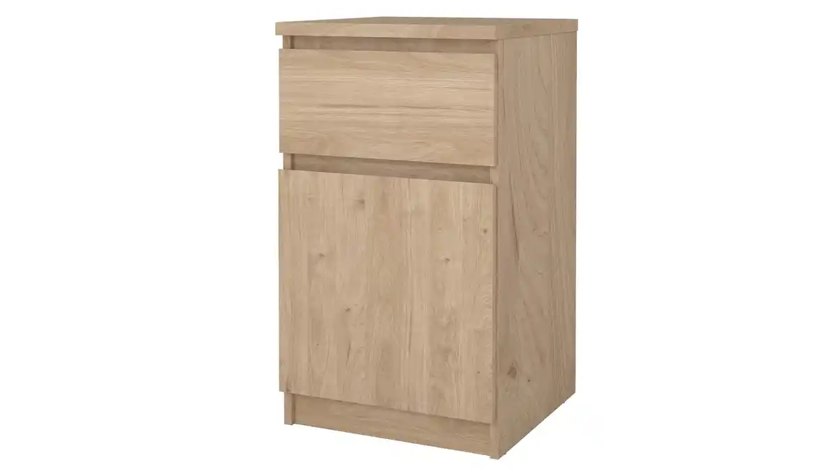 Bild 1 von Nachttisch Jackson Hickory 40 x 70 cm 1 Schublade - NAIA