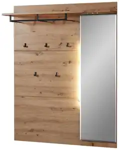 Voleo XL-Garderobenpaneel DETROIT, Holznachbildung