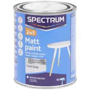 Spectrum 2-in-1 Acryllack Matt Cool Grey