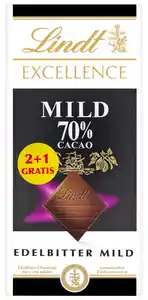 LINDT Excellence, 3 x 100-g-Tafel