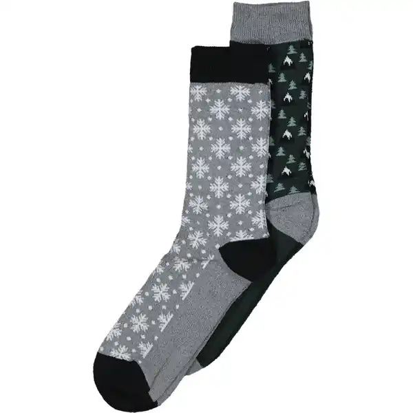 Bild 1 von Herrensocken 2er-Pack, Grau, 43/46