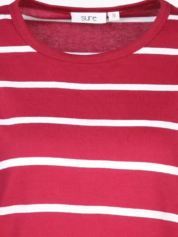 Bild 3 von Damen Pyjama mit Streifen Pink