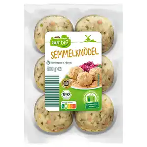 GUT BIO Bio-Semmelknödel oder -Spinatknödel 400 g