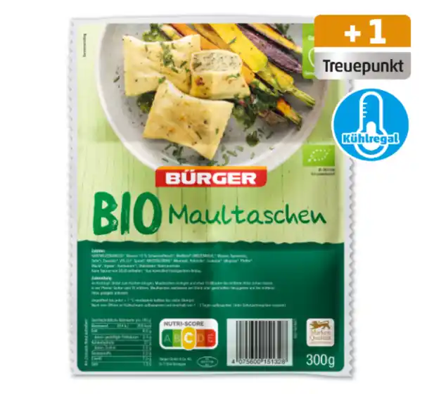 Bild 1 von BÜRGER Bio Maultaschen*