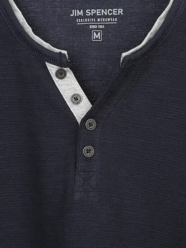 Bild 3 von Herren Henleyshirt Blau