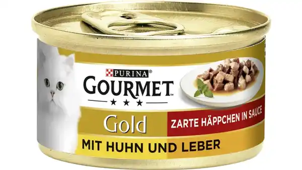 Bild 1 von PURINA GOURMET Gold Zarte Häppchen mit Huhn & Leber