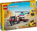 Bild 2 von LEGO CREATOR »Tieflader mit Hubschrauber« 3-in-1-Spielset 31146, 270-teilig