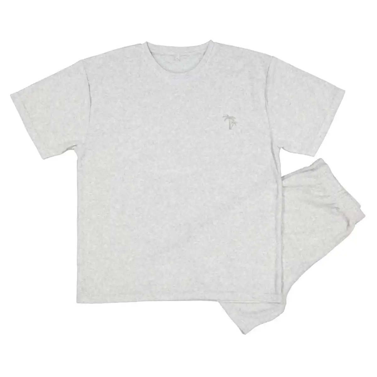 Bild 1 von Herren-Kurzpyjama Kurze Ärmel, Grau, M