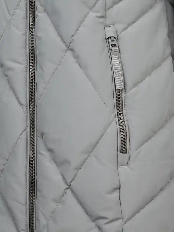 Bild 4 von Damen Steppmantel mit Kapuze Türkis