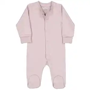 Baby Pyjama Lange Ärmel Strampler mit Füßchen, Lila, 56