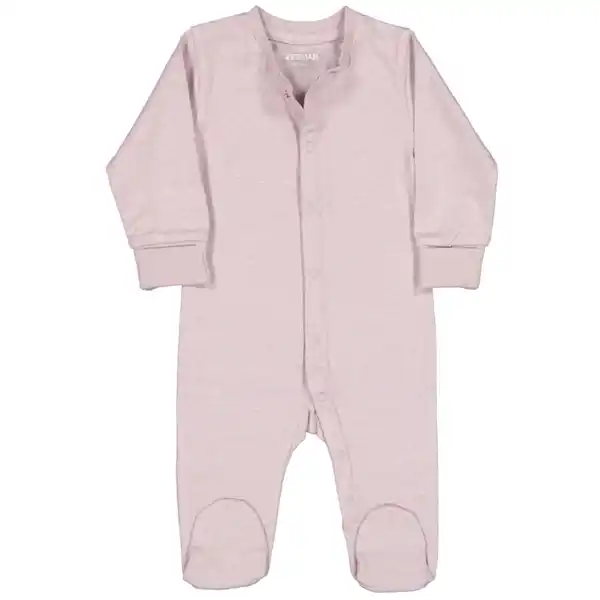 Bild 1 von Baby Pyjama Lange Ärmel Strampler mit Füßchen, Lila, 56