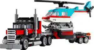 LEGO CREATOR »Tieflader mit Hubschrauber« 3-in-1-Spielset 31146, 270-teilig