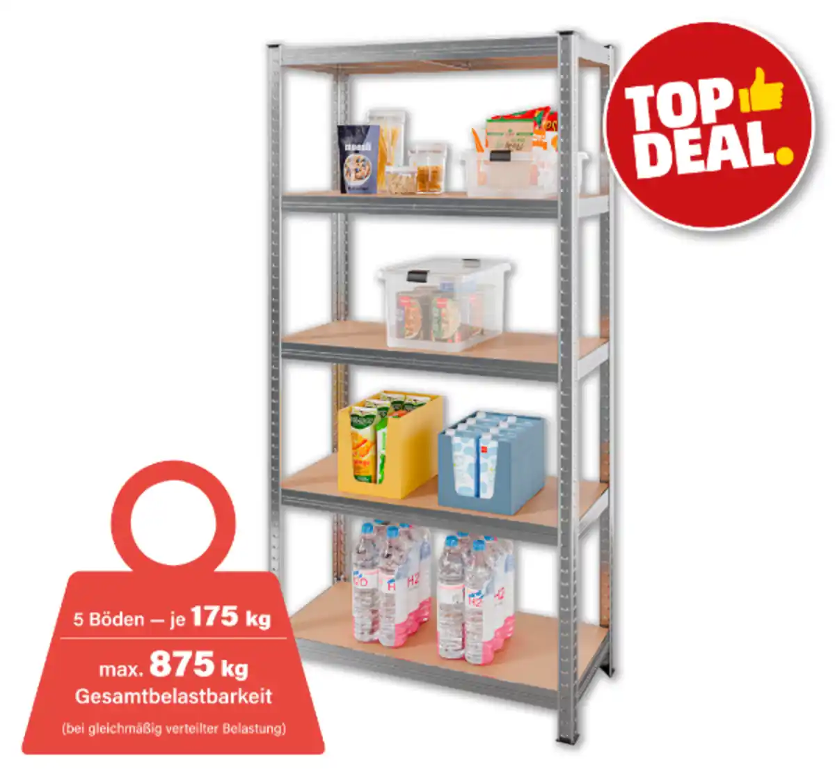 Bild 1 von HEDURA Metall-Schwerlastregal*