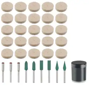 PARKSIDE® Filz-Polierscheiben-Set, 35-teilig