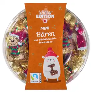 K-WINTER EDITION Mini-Weihnachtsmänner oder -Bären, 125-g-Packg.