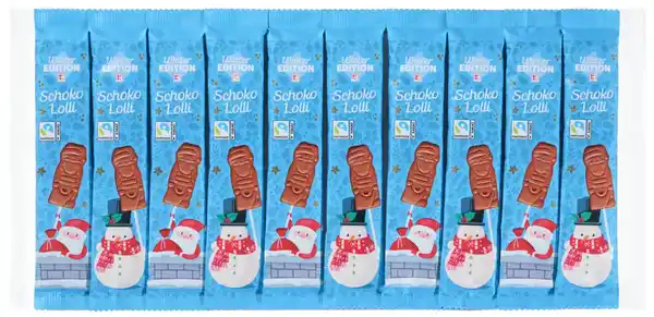 Bild 1 von K-WINTER EDITION Schoko-Lolli, 10 St. = 150-g-Packg.