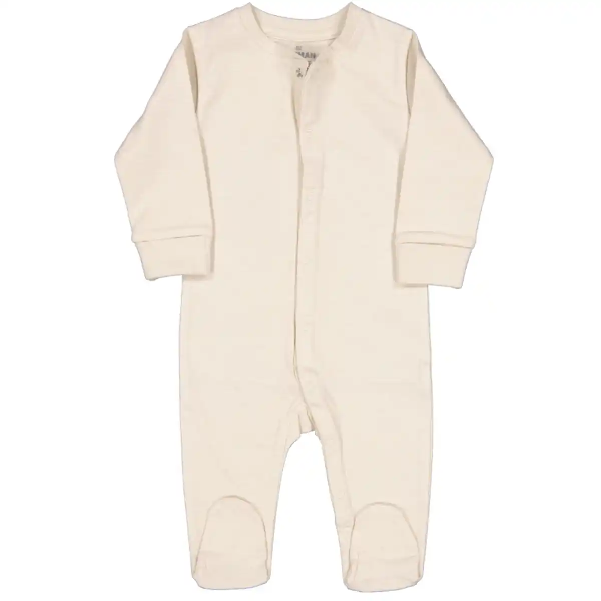 Bild 1 von Baby Pyjama Lange Ärmel Strampler mit Füßchen, Sandfarben, 62