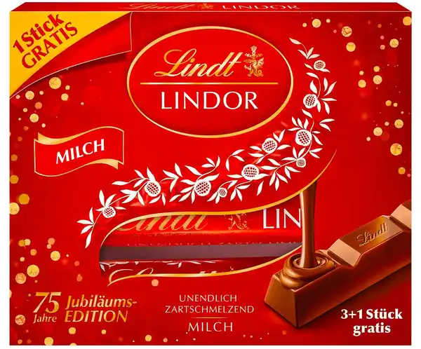 Bild 1 von LIDNT Lindor, 4 St. = 100-g-Packg.