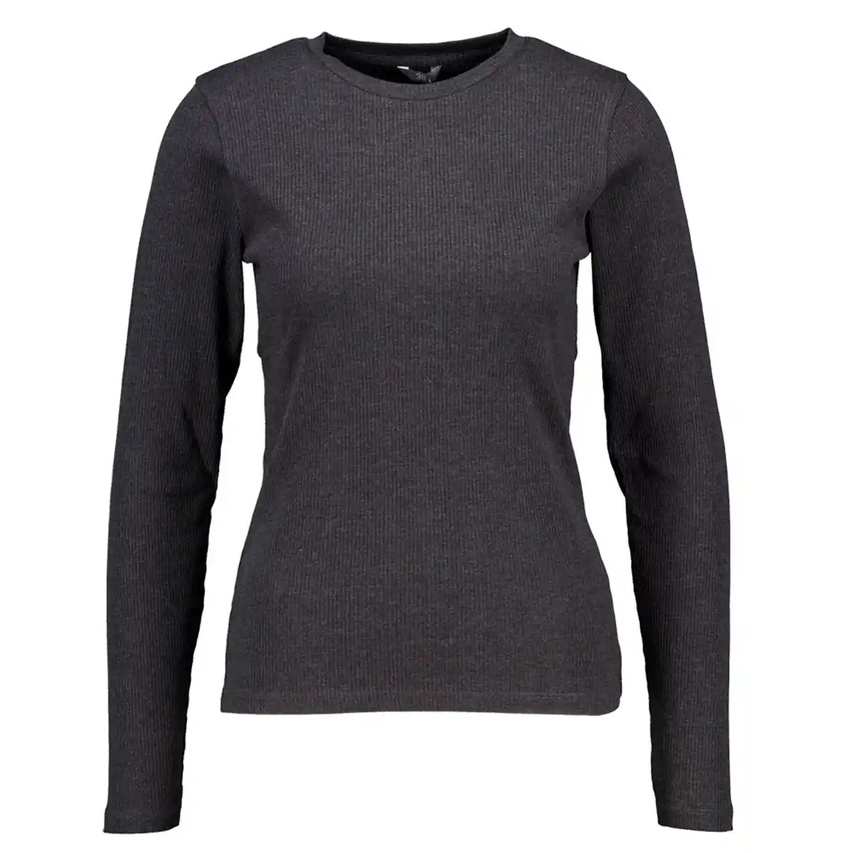 Bild 1 von Damen T-Shirt Lange Ärmel Rundhals, Anthrazit, 38