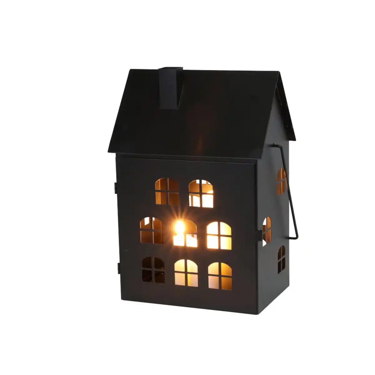 Bild 1 von Metalllaterne HAUS ca. 25 x 18 x 37 cm