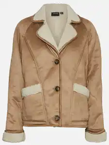 Vero Moda VMELLA SHERLING JACKET Jacke Braun