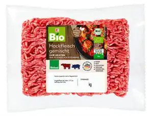 K-BIO Bioland Hackfleisch gemischt, 400-g-Packg.