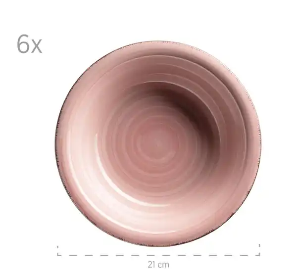 Bild 2 von Teller tief 21,6 cm, 6-er Set, KORALLE