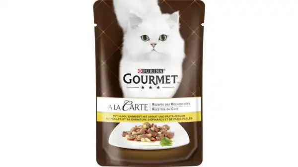 Bild 1 von PURINA GOURMET A la Carte mit Huhn garniert mit Pasta-Perlen