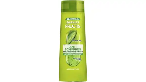 Bild 1 von Garnier Fructis Shampoo Anti Schuppen Grüner Tee&Zink Pyrition