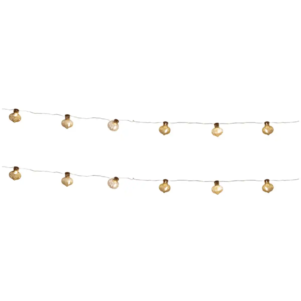 Bild 2 von Lichterkette mit Glaskugeln