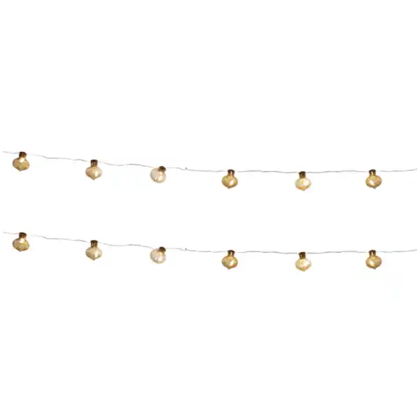 Bild 2 von Lichterkette mit Glaskugeln