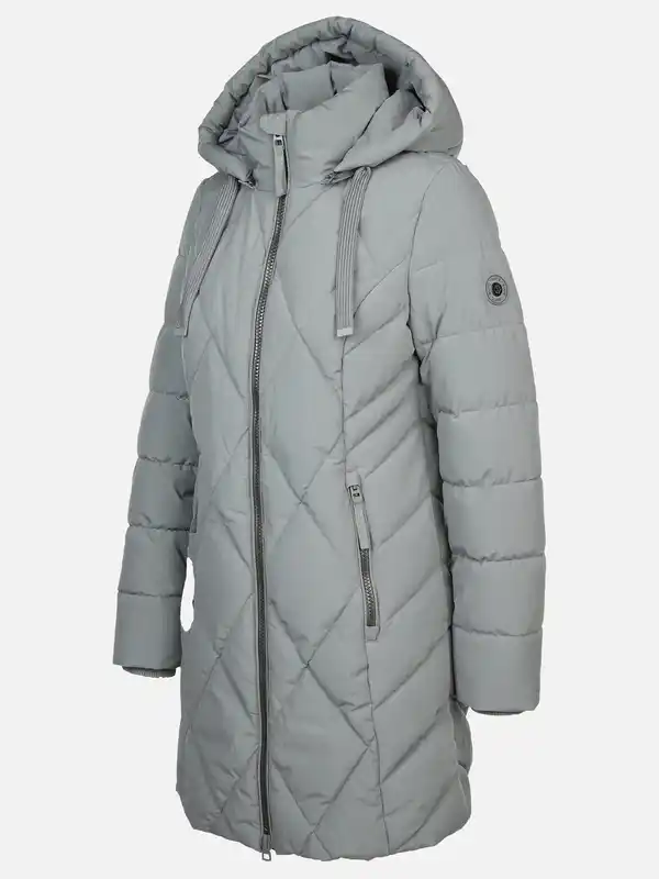 Bild 3 von Damen Steppmantel mit Kapuze Türkis