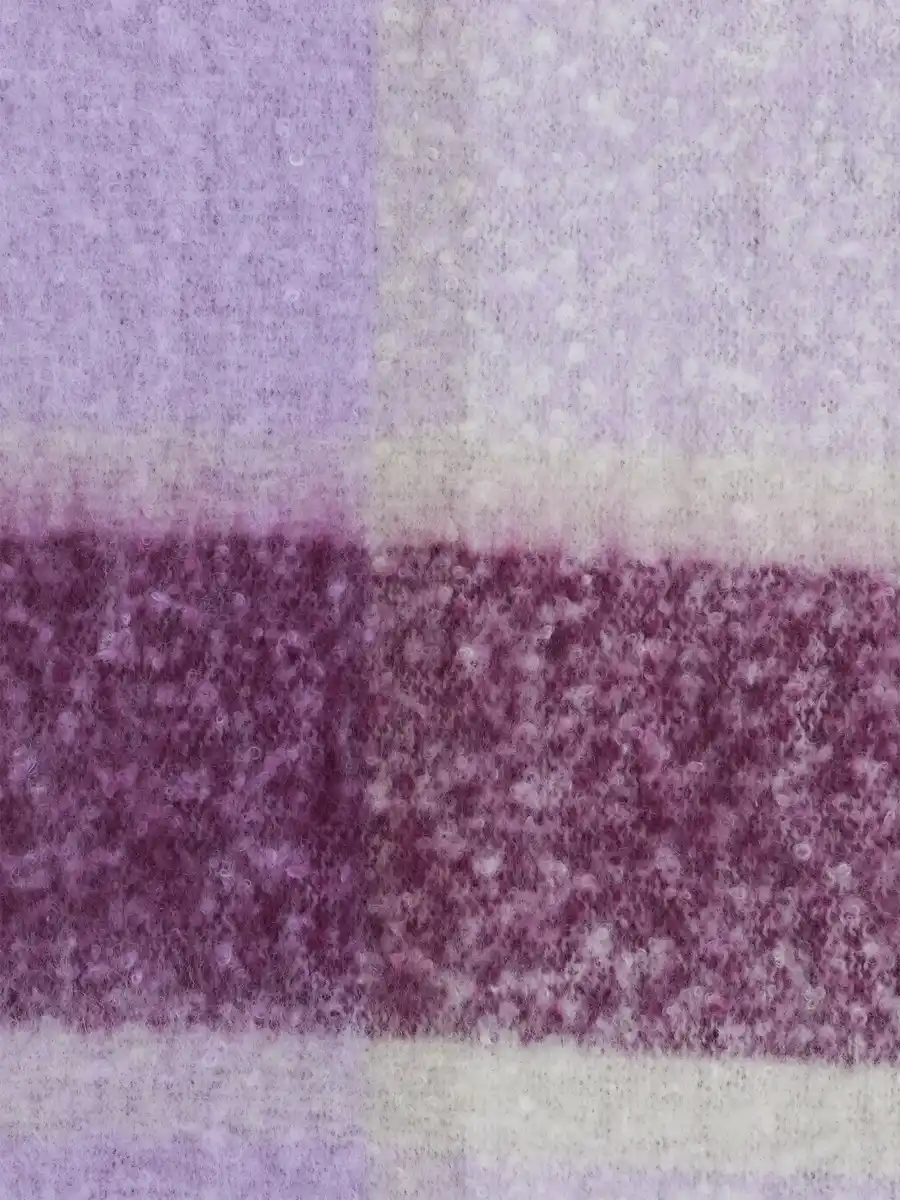 Bild 2 von Damen Schal mit Fransen Lila