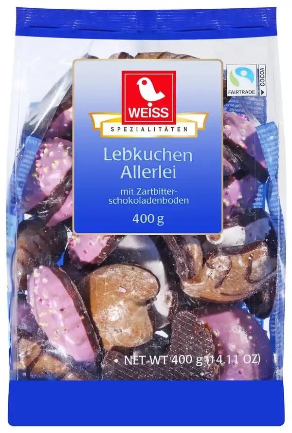 Bild 1 von WEISS Lebkuchen-Allerlei, 400-g-Beutel