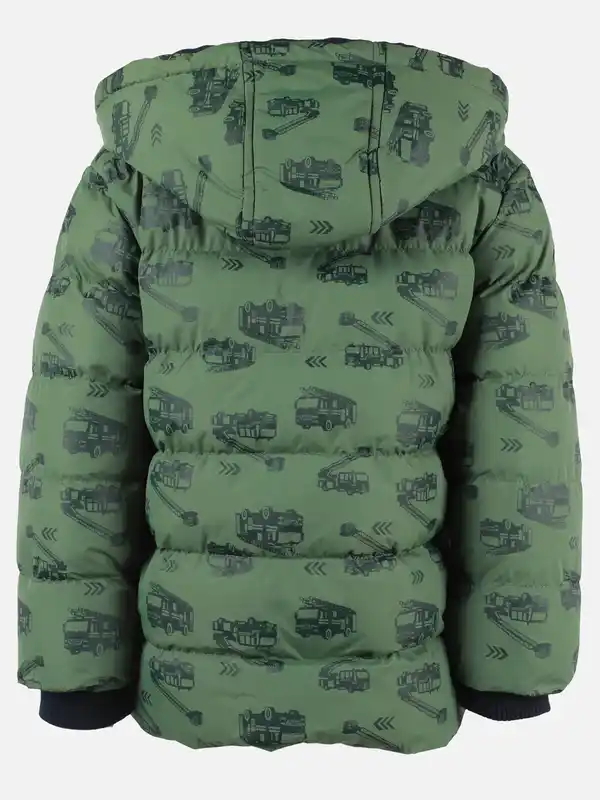 Bild 2 von Kinder Jungen Jacke mit Alloverprint Grün