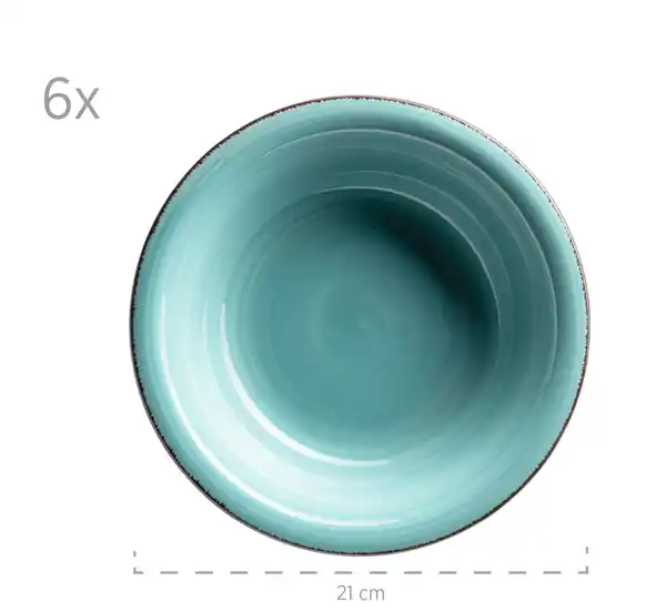 Bild 2 von Teller tief 21,6 cm, 6-er Set, LAGUNA