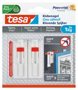 TESA Klebenägel »Powerstrips«, 2-St.-Packg.