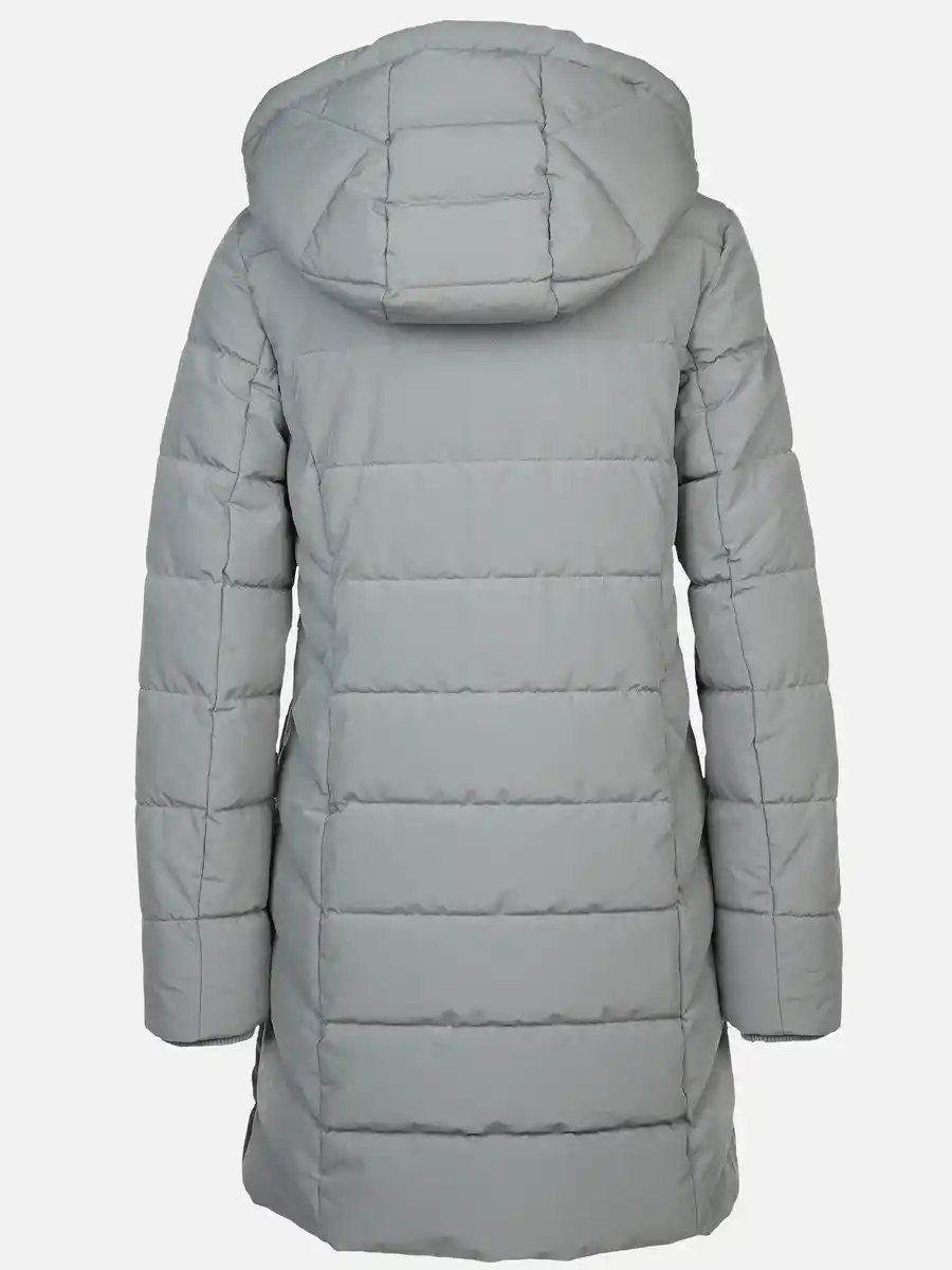 Bild 2 von Damen Steppmantel mit Kapuze Türkis