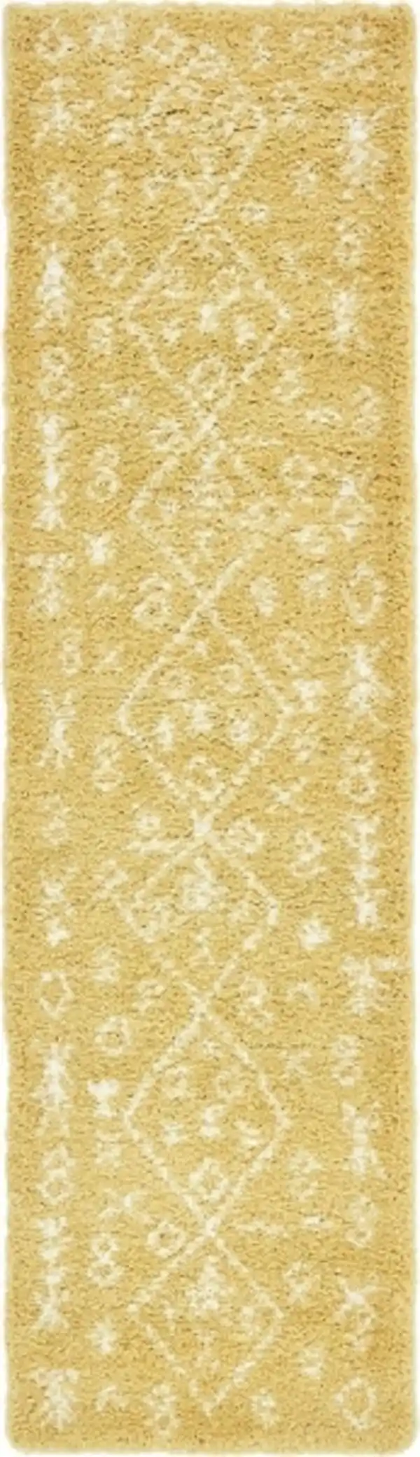 Bild 1 von Teppich "Temara Shag" Läufer Gelb CA10318