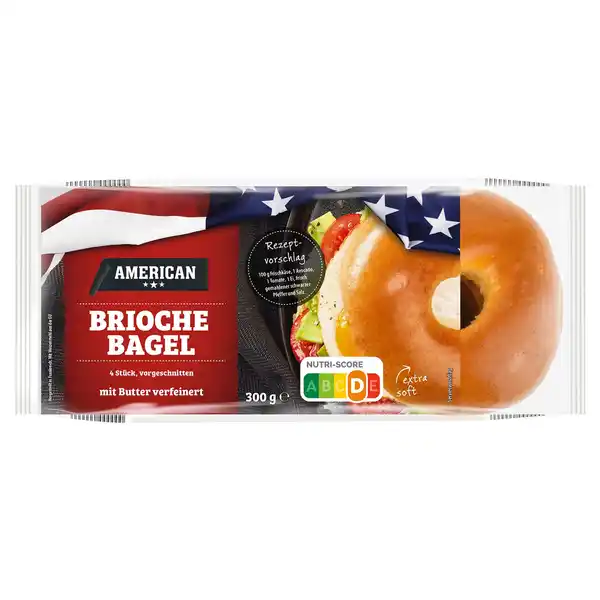 Bild 1 von AMERICAN Brioche-Bagel 300 g