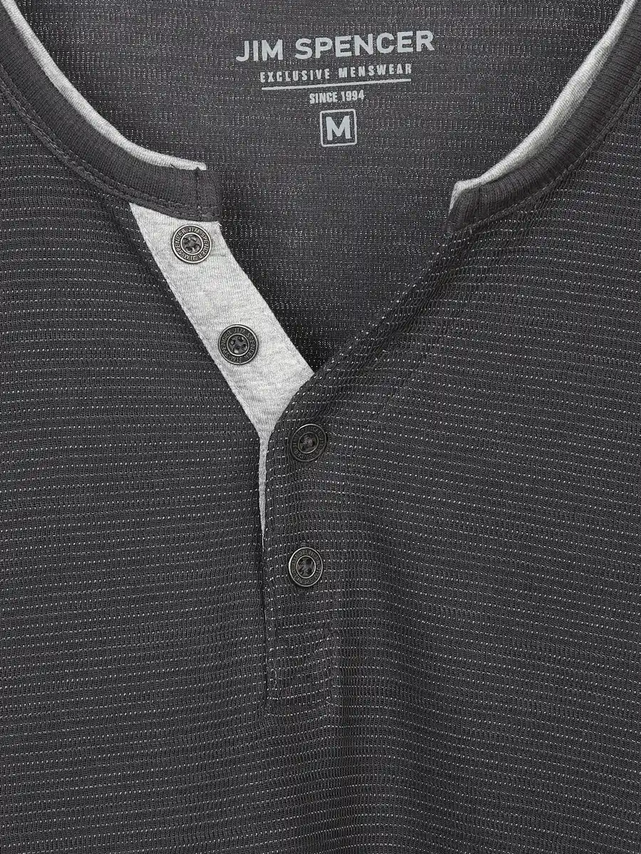 Bild 3 von Herren Henleyshirt Grau