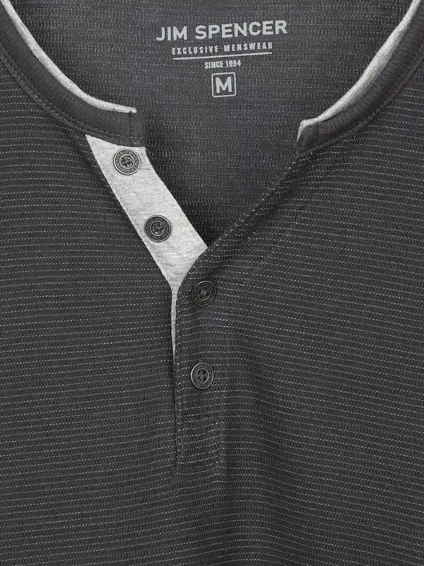 Bild 3 von Herren Henleyshirt Grau