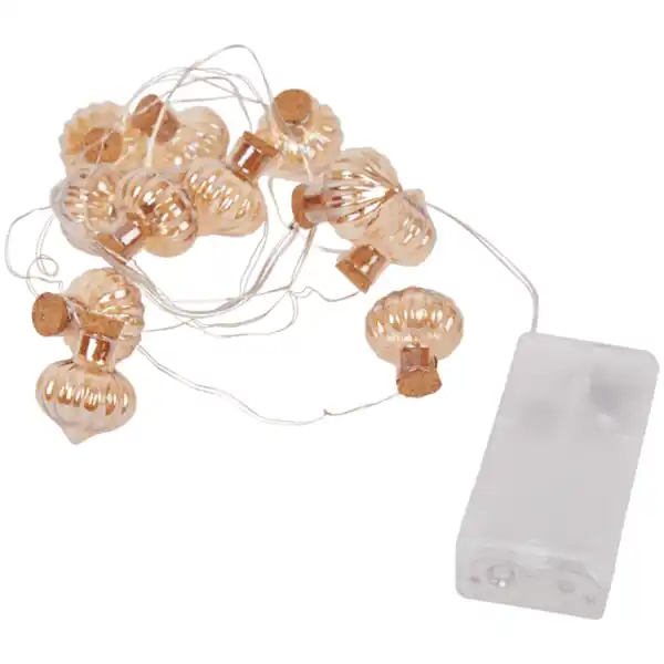 Bild 4 von Lichterkette mit Glaskugeln