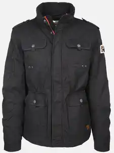 Herren Fieldjacke wattiert Grau