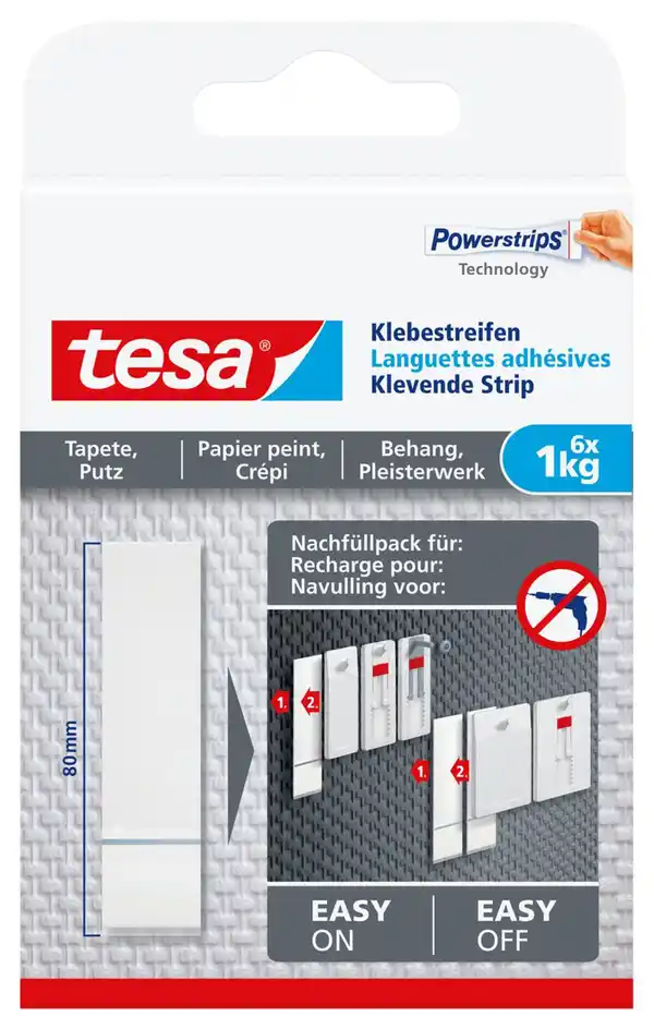 Bild 1 von TESA Klebestreifen »Powerstrips«, 6-St.-Packg.