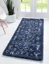 Bild 2 von Teppich "Temara Shag" Läufer Marineblau CA10312